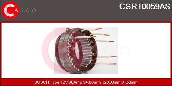 Casco CSR10059AS - Stator, alternateur cwaw.fr