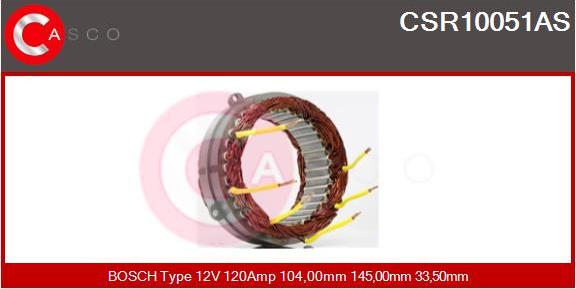 Casco CSR10051AS - Stator, alternateur cwaw.fr