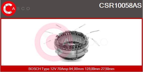 Casco CSR10058AS - Stator, alternateur cwaw.fr