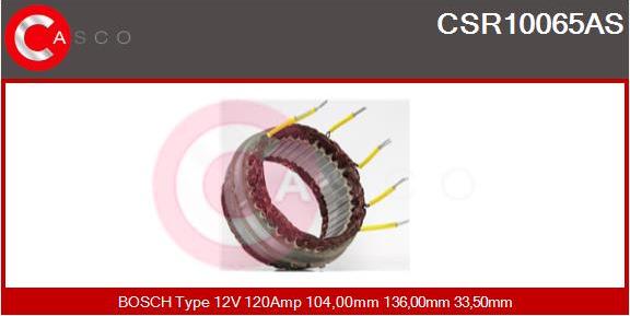 Casco CSR10065AS - Stator, alternateur cwaw.fr