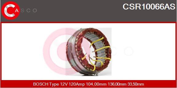 Casco CSR10066AS - Stator, alternateur cwaw.fr