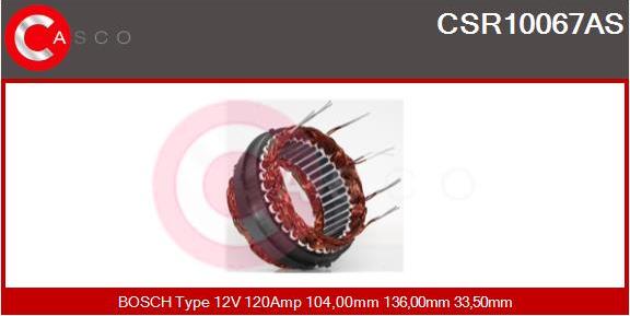 Casco CSR10067AS - Stator, alternateur cwaw.fr