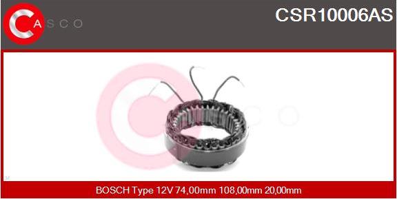 Casco CSR10006AS - Stator, alternateur cwaw.fr