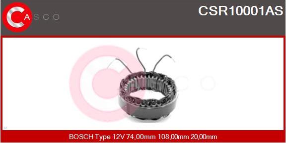 Casco CSR10001AS - Stator, alternateur cwaw.fr