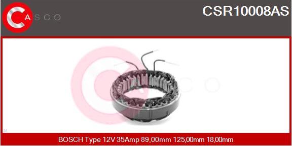 Casco CSR10008AS - Stator, alternateur cwaw.fr