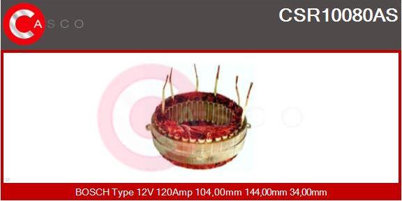 Casco CSR10080AS - Stator, alternateur cwaw.fr