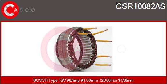 Casco CSR10082AS - Stator, alternateur cwaw.fr