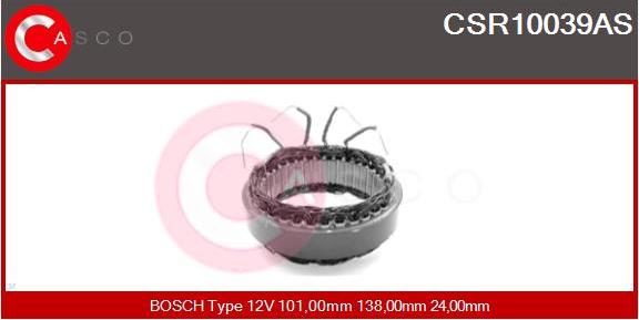 Casco CSR10039AS - Stator, alternateur cwaw.fr