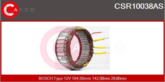 Casco CSR10038AS - Stator, alternateur cwaw.fr