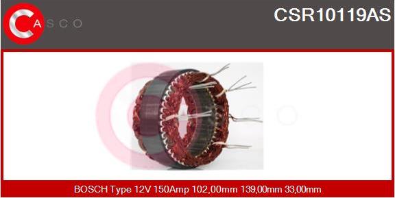 Casco CSR10119AS - Stator, alternateur cwaw.fr