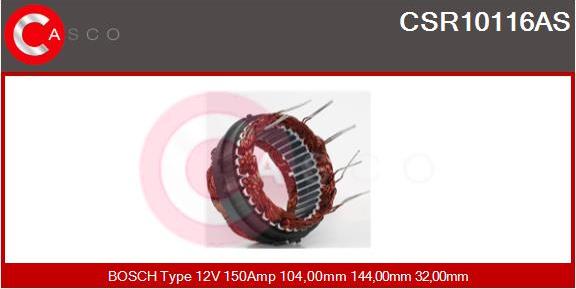 Casco CSR10116AS - Stator, alternateur cwaw.fr