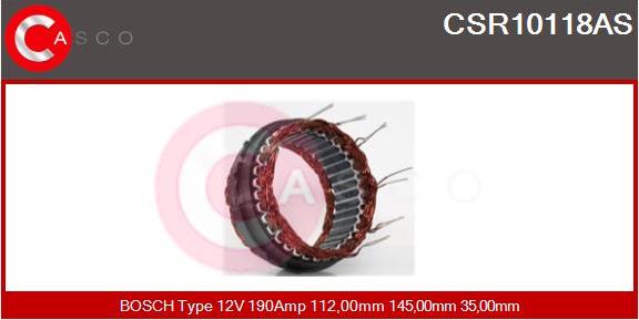 Casco CSR10118AS - Stator, alternateur cwaw.fr