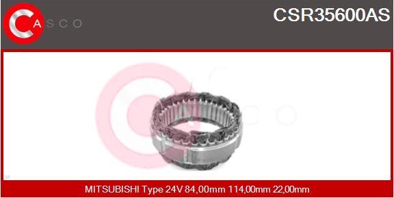 Casco CSR35600AS - Stator, alternateur cwaw.fr