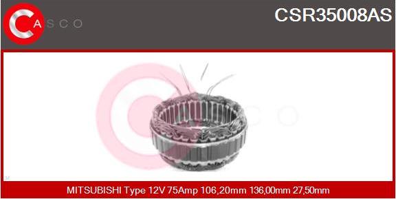 Casco CSR35008AS - Stator, alternateur cwaw.fr