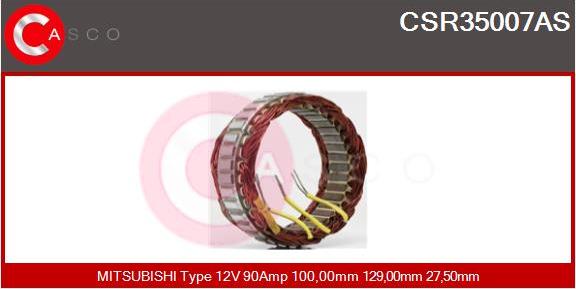 Casco CSR35007AS - Stator, alternateur cwaw.fr