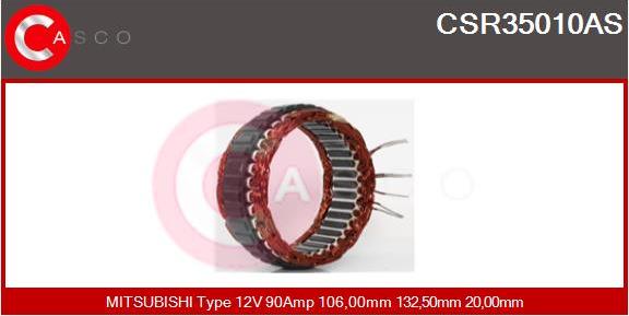 Casco CSR35010AS - Stator, alternateur cwaw.fr