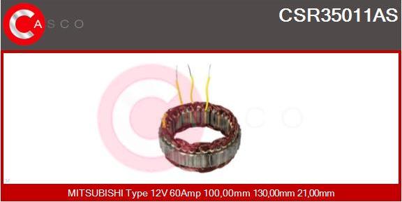 Casco CSR35011AS - Stator, alternateur cwaw.fr