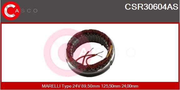 Casco CSR30604AS - Stator, alternateur cwaw.fr