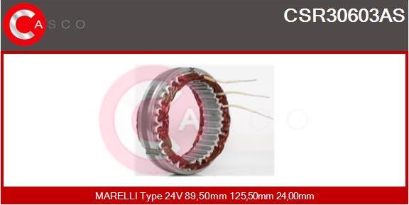 Casco CSR30603AS - Stator, alternateur cwaw.fr