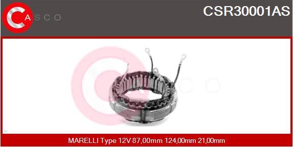 Casco CSR30001AS - Stator, alternateur cwaw.fr