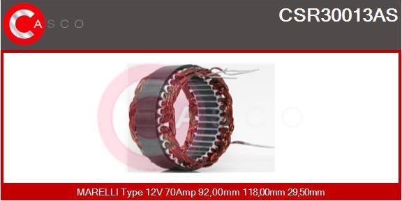 Casco CSR30013AS - Stator, alternateur cwaw.fr