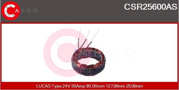 Casco CSR25600AS - Stator, alternateur cwaw.fr