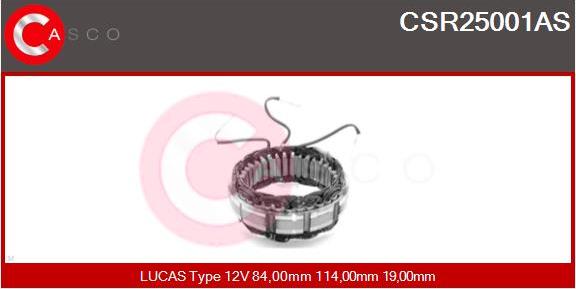 Casco CSR25001AS - Stator, alternateur cwaw.fr