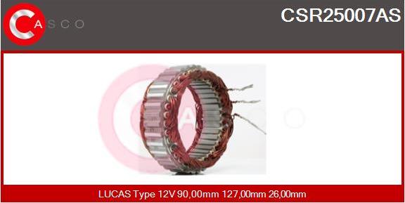 Casco CSR25007AS - Stator, alternateur cwaw.fr