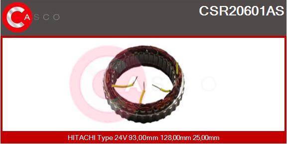 Casco CSR20601AS - Stator, alternateur cwaw.fr