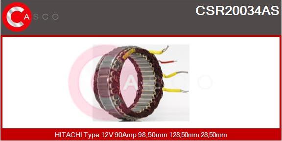 Casco CSR20034AS - Stator, alternateur cwaw.fr