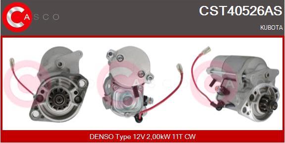 Casco CST40526AS - Démarreur cwaw.fr