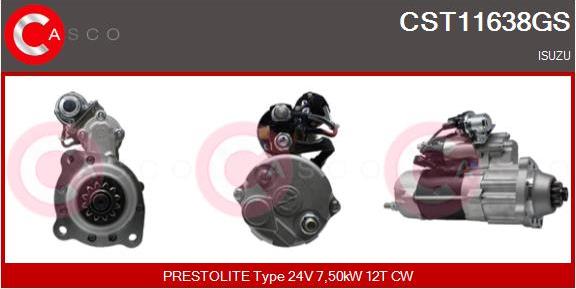 Casco CST11638GS - Démarreur cwaw.fr