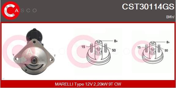 Casco CST30114GS - Démarreur cwaw.fr