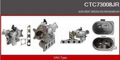 Casco CTC73008JR - Turbocompresseur, suralimentation cwaw.fr