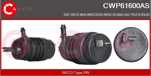 Casco CWP61600AS - Pompe d'eau de nettoyage, nettoyage des vitres cwaw.fr