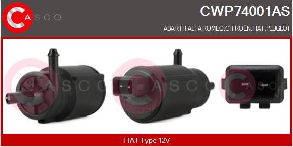 Casco CWP74001AS - Pompe d'eau de nettoyage, nettoyage des vitres cwaw.fr