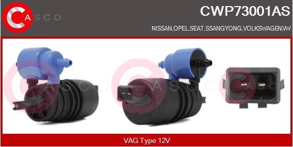 Casco CWP73001AS - Pompe d'eau de nettoyage, nettoyage des vitres cwaw.fr