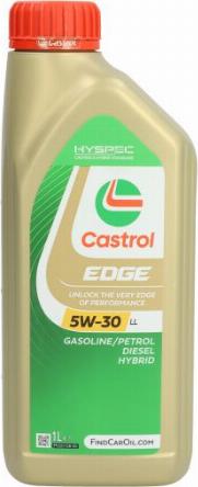 Castrol EDGE5W30LL1L - Huile moteur cwaw.fr