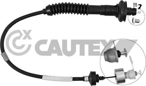 Cautex 760070 - Tirette à câble, commande d'embrayage cwaw.fr