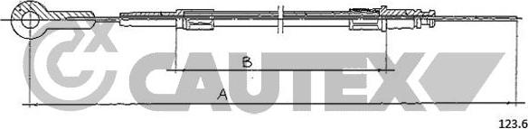 Cautex 761080 - Câble d'accélération cwaw.fr