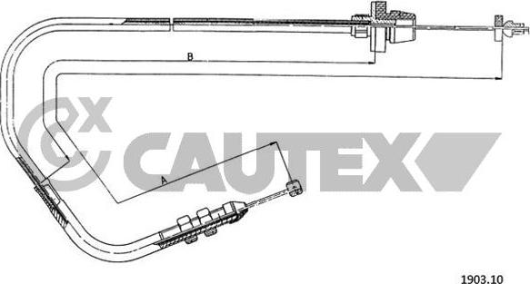 Cautex 761154 - Câble d'accélération cwaw.fr