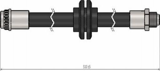 CAVO C900 566A - Flexible de frein cwaw.fr