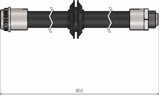 CAVO C900 567A - Flexible de frein cwaw.fr