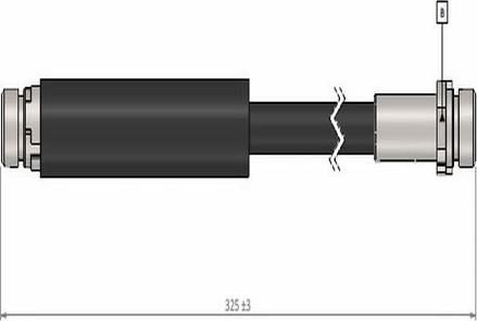 CAVO C900 821A - Flexible de frein cwaw.fr