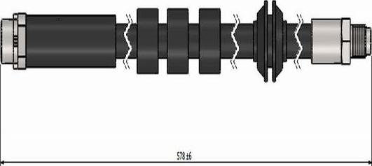 CAVO C900 332A - Flexible de frein cwaw.fr