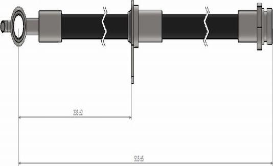 CAVO C900 321A - Flexible de frein cwaw.fr