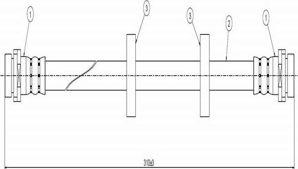 CAVO C800 441A - Flexible de frein cwaw.fr