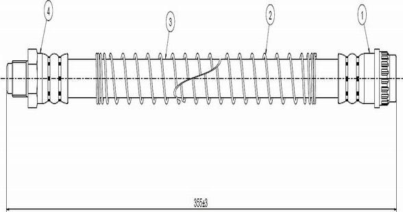 CAVO C800 409A - Flexible de frein cwaw.fr