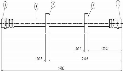 CAVO C800 428A - Flexible de frein cwaw.fr