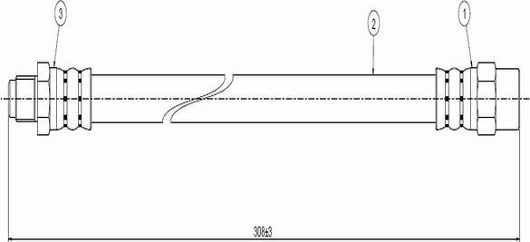 CAVO C800 470A - Flexible de frein cwaw.fr